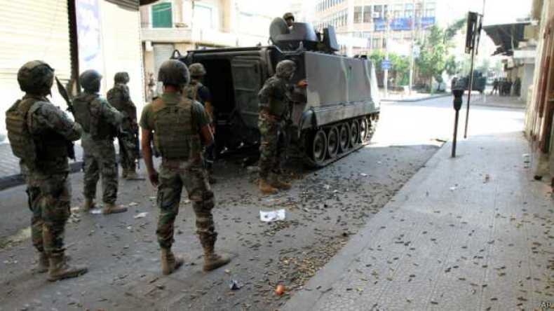 لبنان: مقتل 6 عسكريين في اشتباكات مع مسلحين في طرابلس