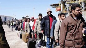 9400 رعية أجنبي عبروا الحدود الجنوبية للبلاد