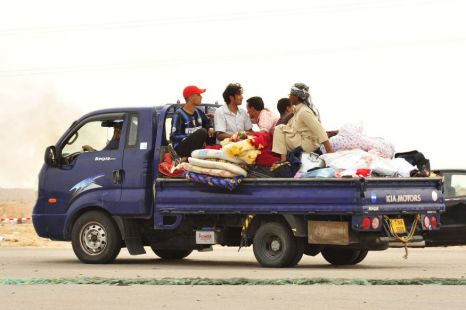 Libyan refugee families decide to live in Algeria