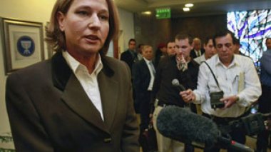 Livni opte pour la déportation des palestiniens !
