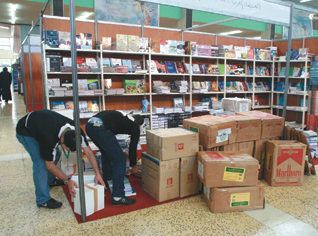 Algerian publishers vow to boycott Algiers International Book Fair event.