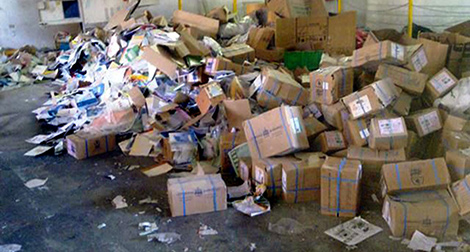 400 000 livres scolaires dans les poubelles des écoles