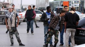 Fighters clash in Libyan capital