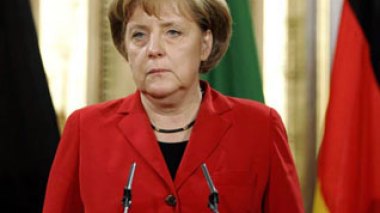 German chancellor, Angela Merkel on a state visit to Algeria
