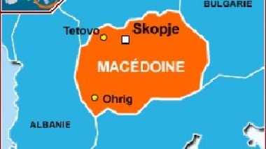 Un navire coule sur le lac d'Ohrid