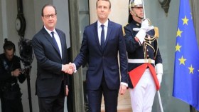 ماكرون يتسلم مهامه رسميا بالإليزيه