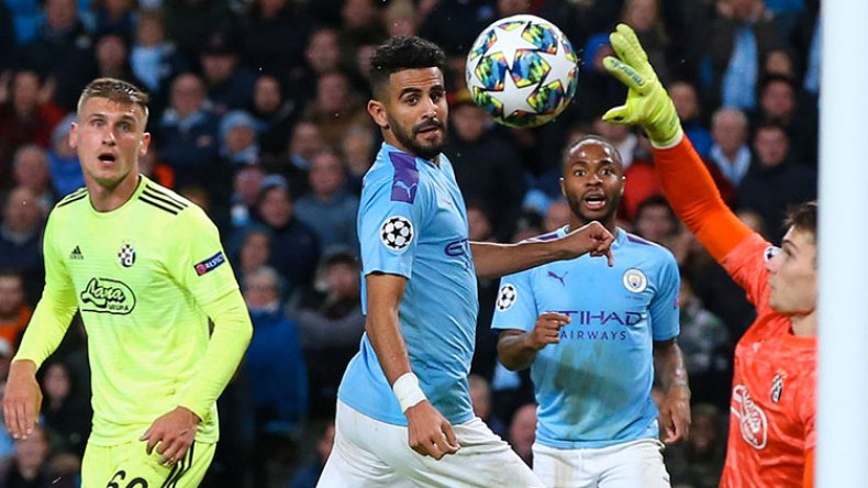 محرز يحسّن أرقامه تهديفا ومشاركة مع مانشستر سيتي