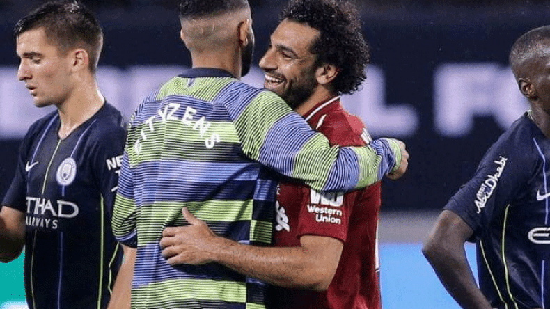 محرز وصلاح يصنعان الحدث بعد ودية مانشستر سيتي وليفربول في أمريكا