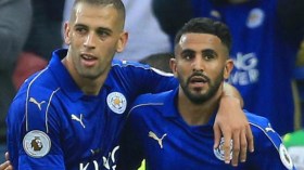 محرز وسليماني يتألقان في كأس الرابطة الإنجليزية