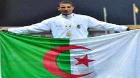 Souk Ahras : Taoufik Makhloufi reçoit un accueil triomphal dans sa ville natale