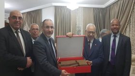 Makri rend visite à Rached Ghannouchi