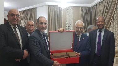 Makri rend visite à Rached Ghannouchi