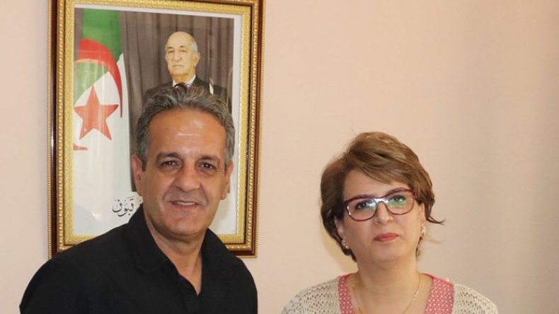 بن دودة تستقبل الفنان عمر ثايري