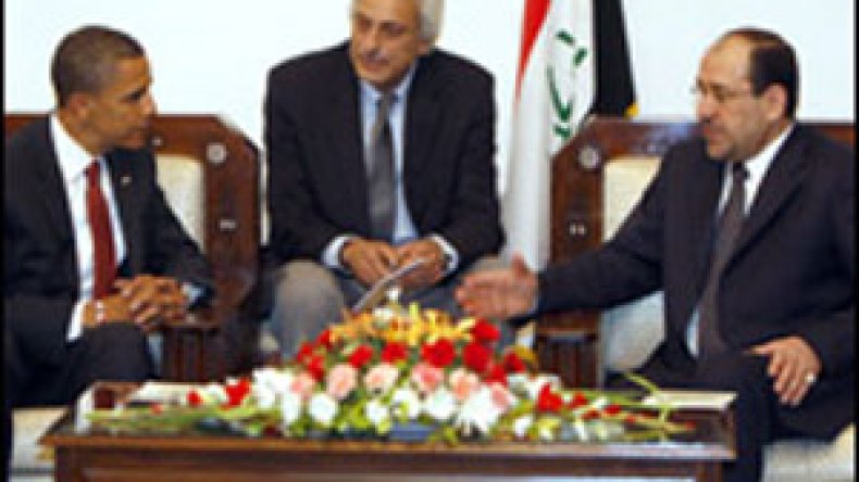 أوباما: المالكي يريد انسحابا أمريكيا بحلول عام 2010