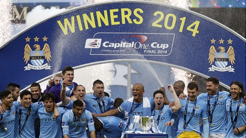 مانشستر سيتي يتوّج بكأس الرابطة الانجليزية