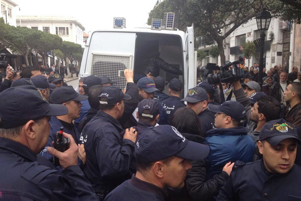 Presidential Elections 2014: Bouteflika's Fourth Term opponents protest in Algiers