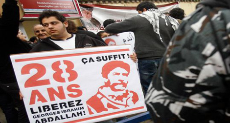 France: manifestation de soutien au Libanais Georges Ibrahim Abdallah