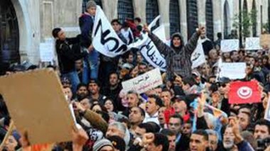 Échauffourées à Tunis