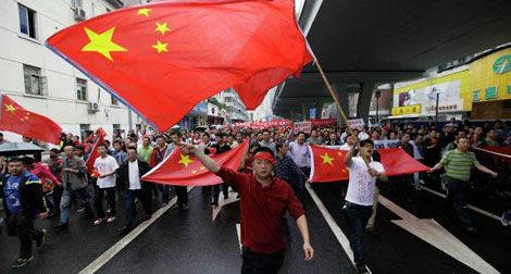 Chine/Japon : manifestations spontanées ?