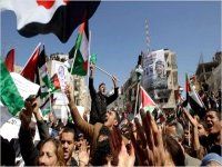 Manifestation à Ramallah contre les menaces de veto des États-Unis