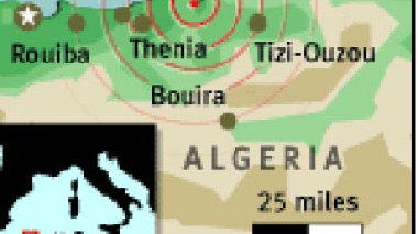 One killed and 14 injured in a two roadside bombs' blast east of Algiers