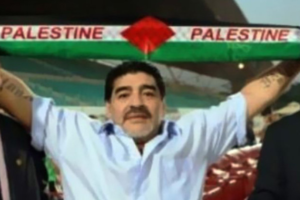 Maradona présente ses condoléances aux Syriens et aux Palestiniens