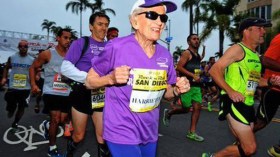 شاركت في ماراطون.. وعمرها 92 عاما