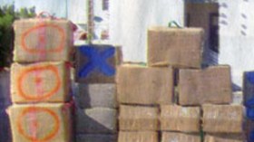 حاويات نقل التفاح لتهريب المخدرات