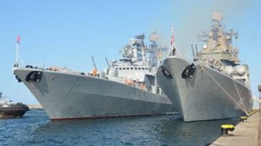 Un détachement de navires de guerre de la marine Russe accoste au Port d’Alger