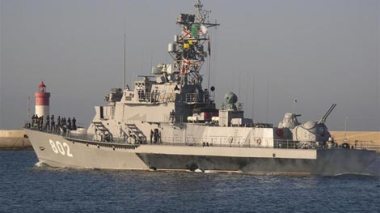 Algerian naval forces test readiness to face environmental disasters