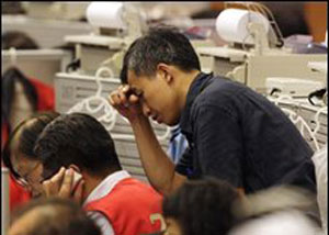 Global market turmoil continues