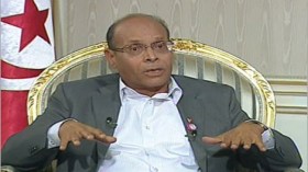 المرزوقي يدعو روحاني للضغط على الأسد لقبول هدنة في حمص