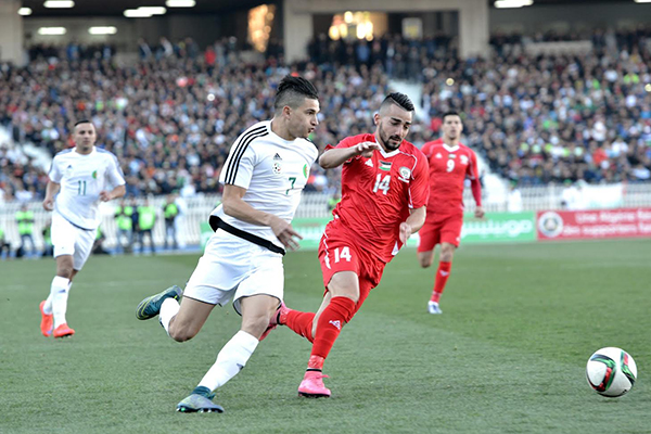 Algerian and Palestinian players address a message to Zionists: Palestine wins