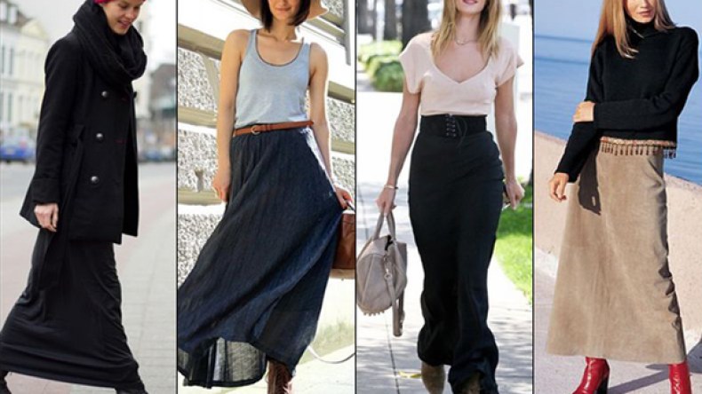 التنورة الماكسي لإطلالة محتشمة و عصرية