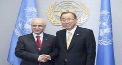 Entretiens à New York entre Mourad Medelci et Ban Ki-moon