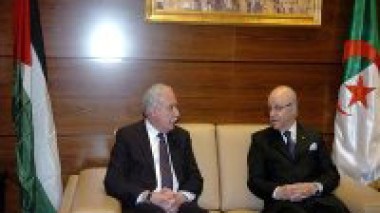 Mourad Medelci s’entretient avec son homologue palestinien