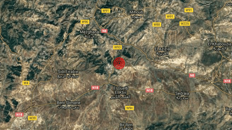 هزة أرضية بقوة 3 درجات بالمدية