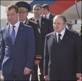Algeria-Russia: Bouteflika-Medvedev discussions, bilateral accords to be signed