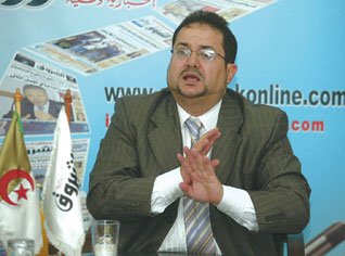 Echorouk's Forum: Algerian party leader's rival says he will not be in a bureau presided by his opponent