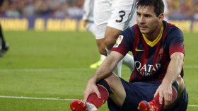 ميسي يودّع سنة 2013 مصابا!