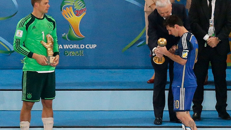 مارادونا وآخرون يعترضون على منح ميسي جائزة الأفضل في المونديال