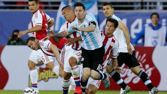 الباراغواي كادت تقلب الطاولة في وجه زملاء ميسي