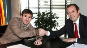 ميسي حزين على رحيل روسيل..!