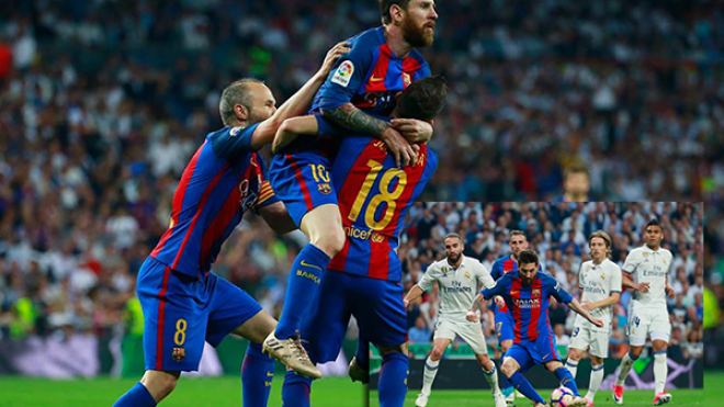 “البرغوث” يصعق الريال.. وينصّب البارصا رائدا