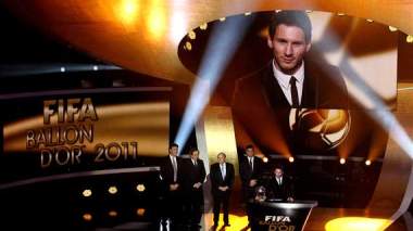 Messi scores Ballon d'Or hat-trick