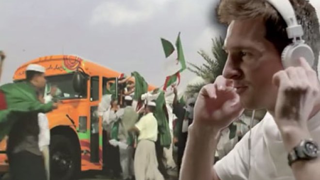 ميسي راقصا على أنغام”معاك يا الخضرة”: “هايلة”