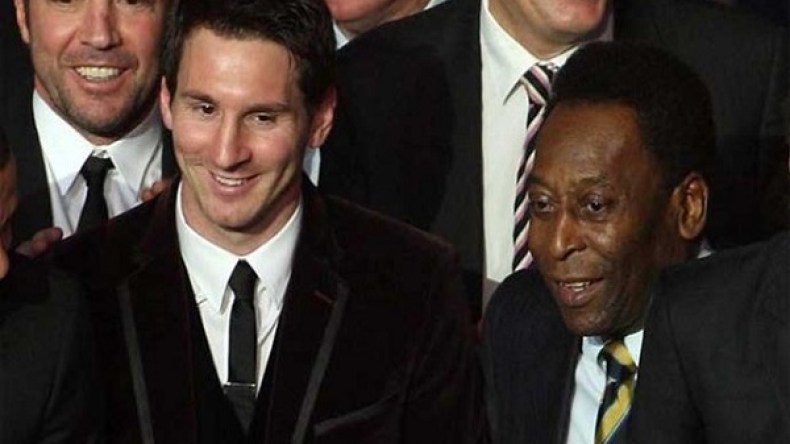 بيليه يفضل اللعب بجوار ميسي وليس رونالدو