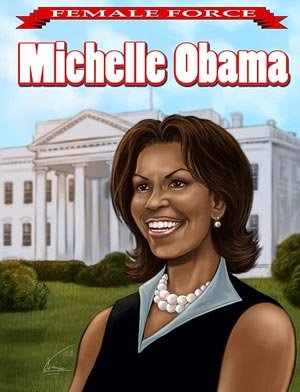 Michelle Obama turns superhero as she moves from the cover of Vogue to the cover of her own comic book