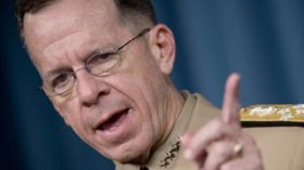 رئيس هيئة الأركان الأمريكية: القذافي سيسقط بأيدي الشعب