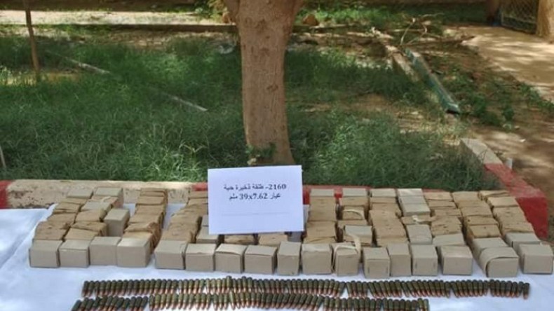 الجيش يكشف مخبأ للذخيرة قرب الحدود الجنوبية